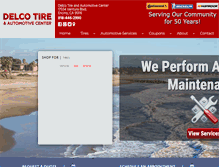 Tablet Screenshot of delcotire.net